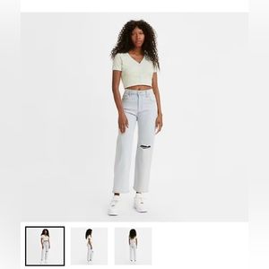 Levi’s Premium Ribcage Straight Ankle jeans